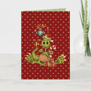 Yule Dragon Holiday Card