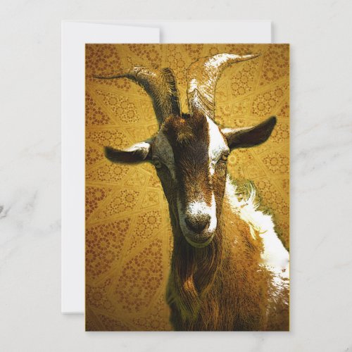 Yule Goat Invitation