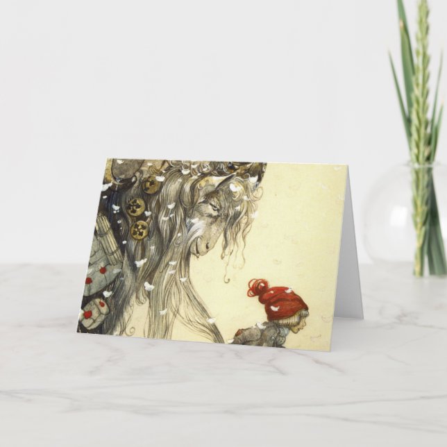 Yule Goat John Bauer Card (Front)