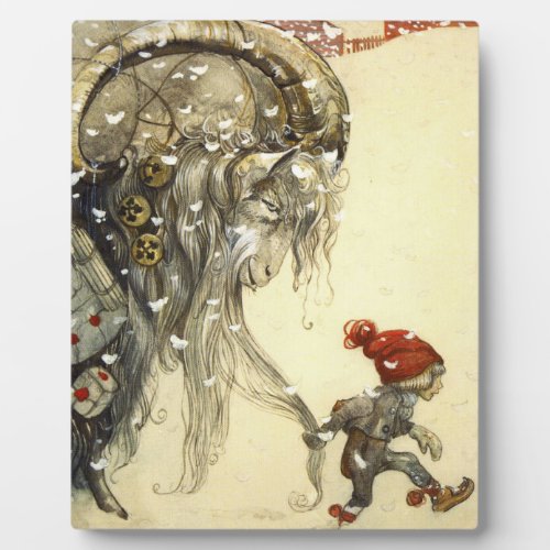 Yule Goat John Bauer Plaque