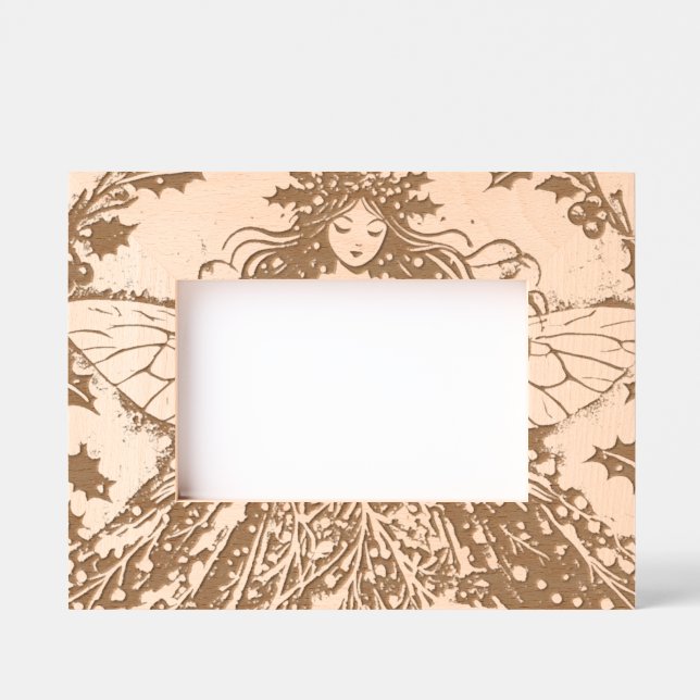 Yule Goddess Winter Solstice                       Engraved Frames (Front)