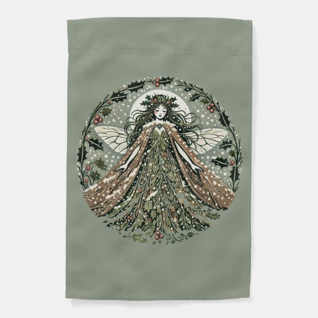 Yule Goddess Winter Solstice                       Garden Flag (Front)