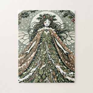 Yule Goddess Winter Solstice Jigsaw Puzzle