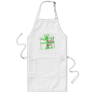Yule Got It Funny December Christmas Saying Long Apron