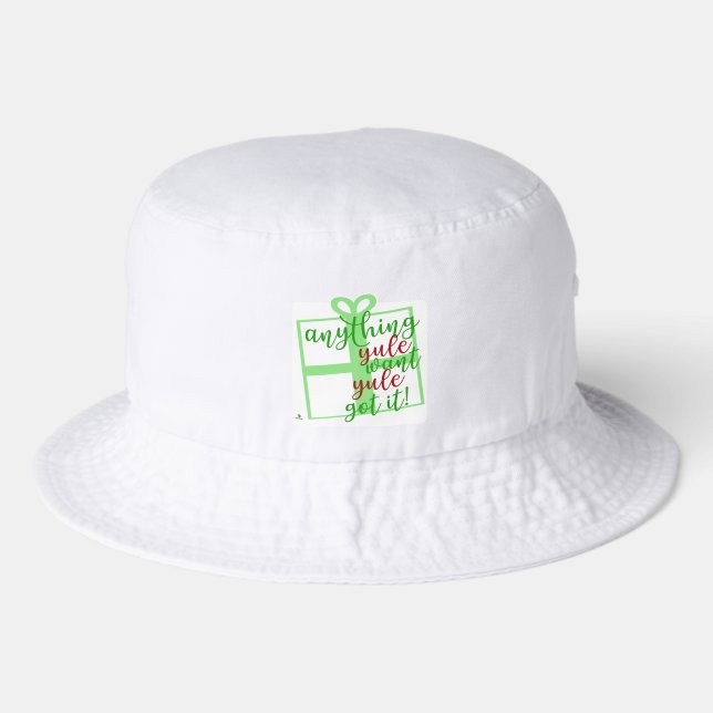 Yule Got It Novelty Fun Christmas Saying Bucket Hat (Front)