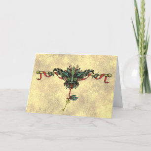 "Yule Greenman" Greeting Card