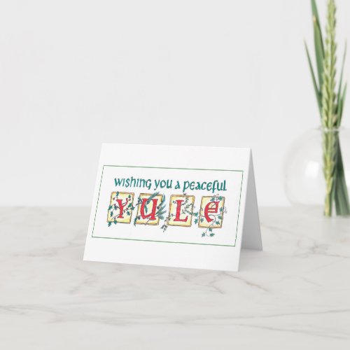 Yule Greeting Card