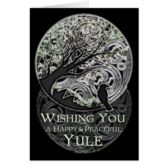 Yule Greetings Card | Zazzle