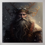 Yule King Poster<br><div class="desc">This is an AI image I created using Midjourney.</div>
