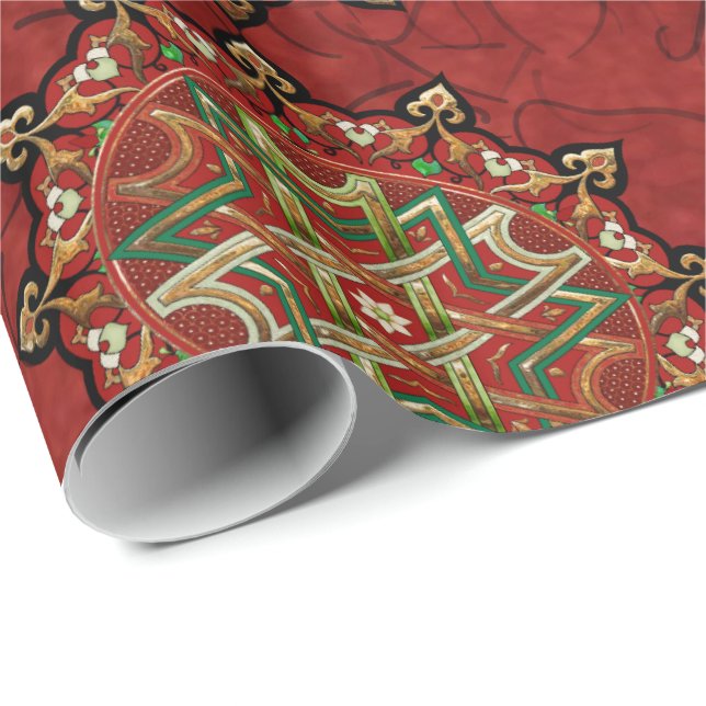 Yule Mandala Wrapping Paper (Roll Corner)