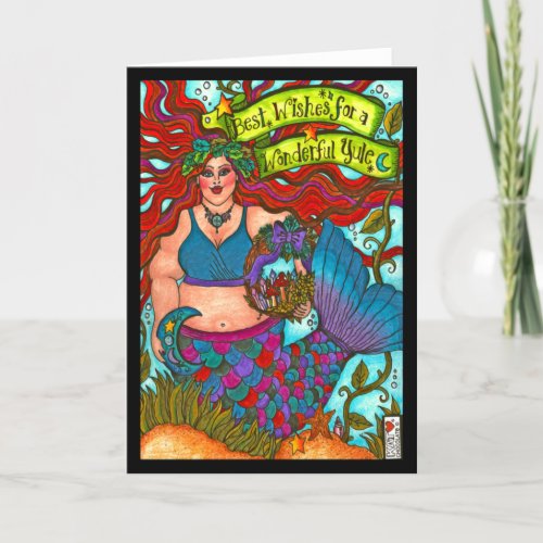 Yule Mermaid Card