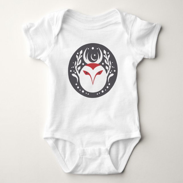 Yule Owl Baby Bodysuit (Front)