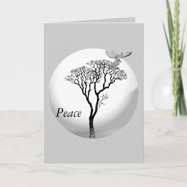 Yule - Peace Of Yule Holiday Card (Front)