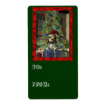 Yule Puppy Large Gift Tag