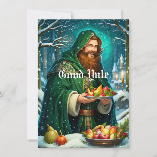 Yule Solstice Pagan Asatru Wiccan Heathen Holiday  Card