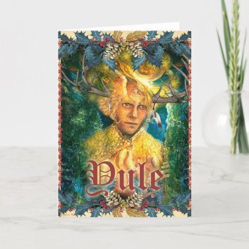 YULE WINTER SOLSTICE GREETING CARD