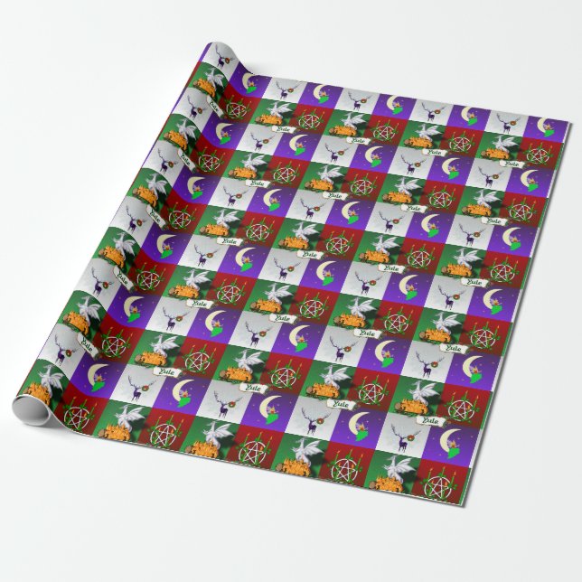YULE WRAPPING PAPER (Unrolled)