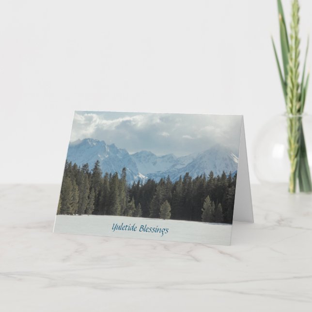 Yuletide Blessings Card (Front)