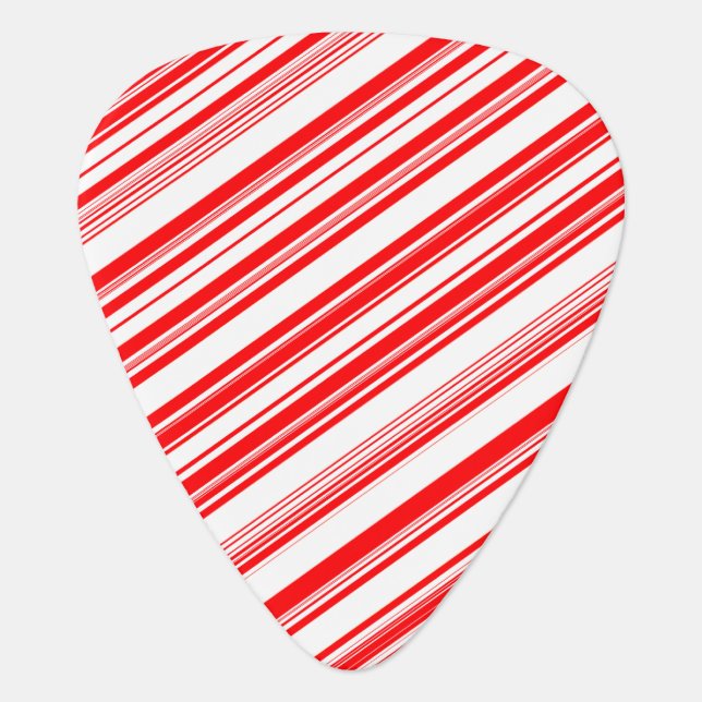 Yuletide Candy Cane giorgio's fave Guitar Pick (Front)