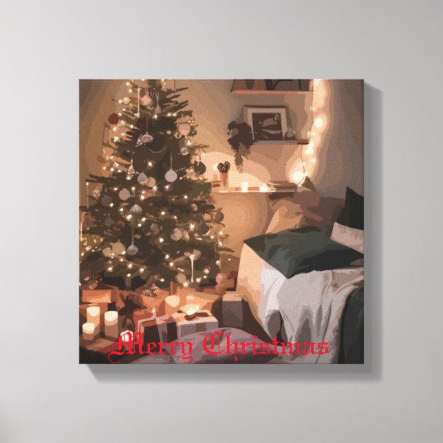 Yuletide Charm Canvas Print (Front)