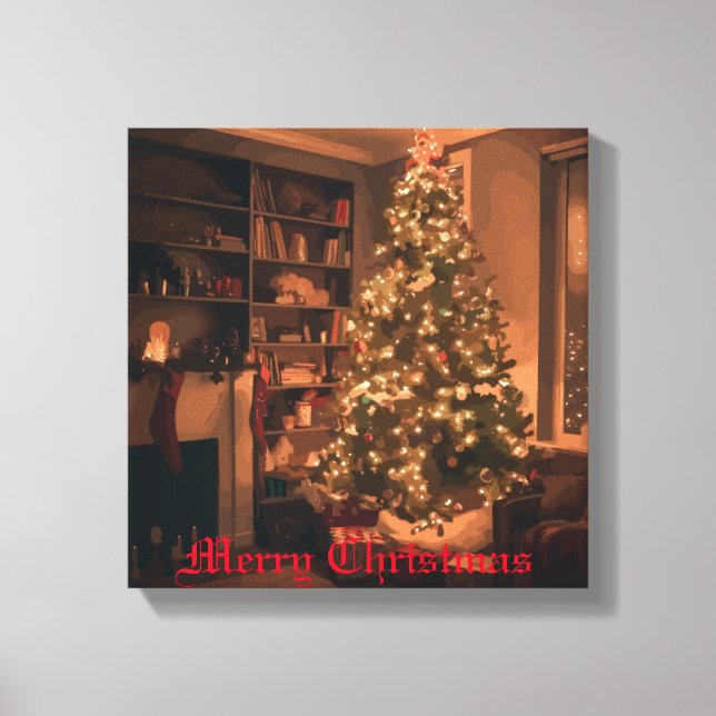 Yuletide Charm Canvas Print (Front)