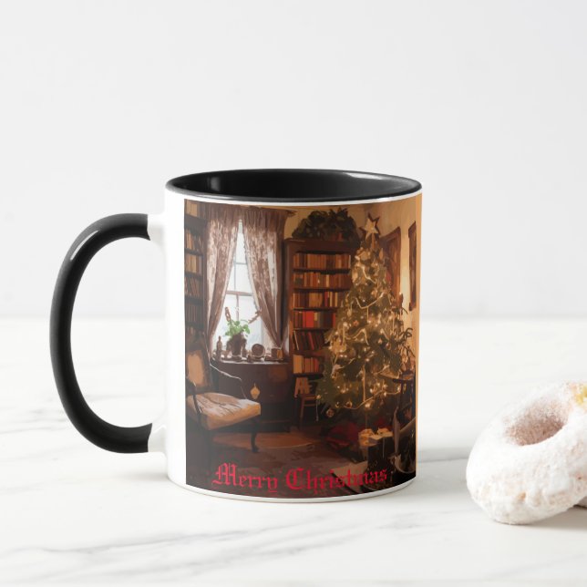 Yuletide Charm Mug (With Donut)