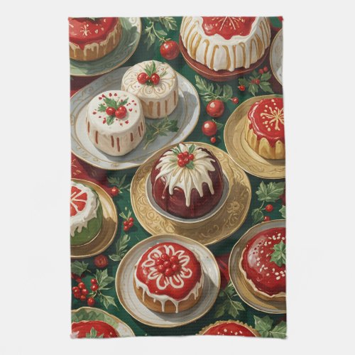 Yuletide Feast Kitchen Towel