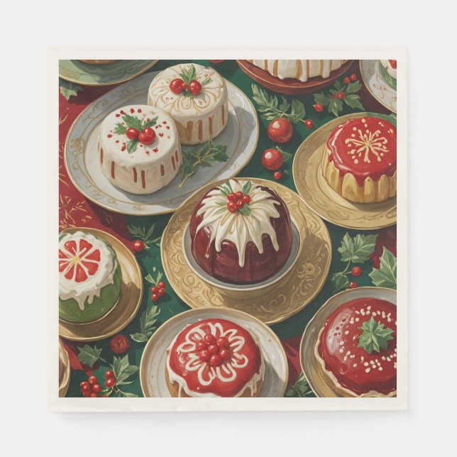 Yuletide Feast Napkins (Front)