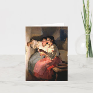 YULETIDE FORTUNE TELLERS NOTECARD