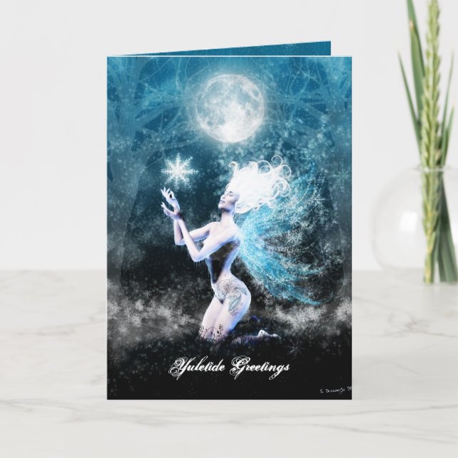 Yuletide Greetings Holiday Card (Front)