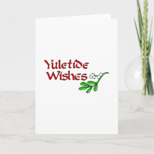 Yuletide Greetings Holiday Card