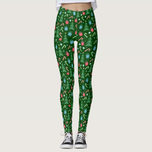 Yuletide Harmony Christmas Holiday Leggings