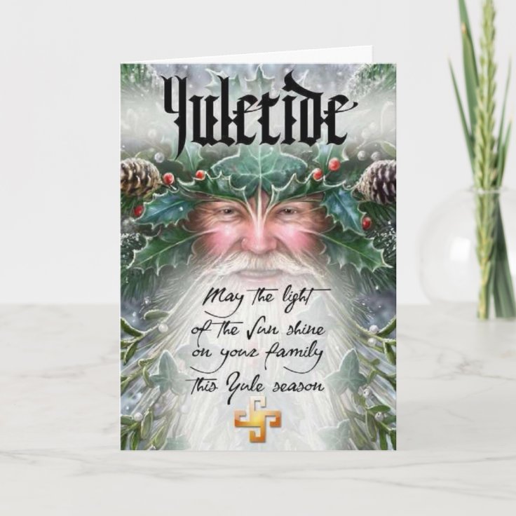 Yuletide Holiday Card Zazzle