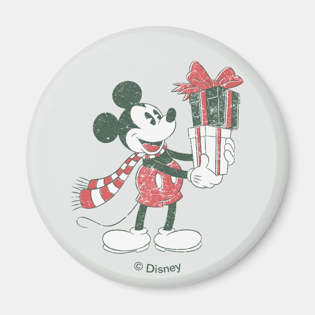 Yuletide Joy | Merry Christmas Mickey Magnet (Front)