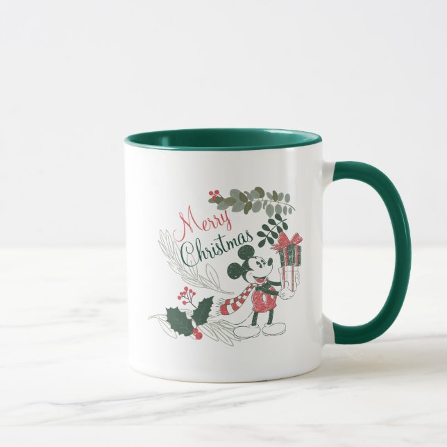 Yuletide Joy | Merry Christmas Mickey Mug (Right)