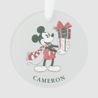 Yuletide Joy | Merry Christmas Mickey Ornament