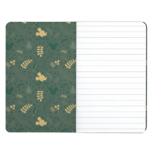Yuletide Joy Mickey Green & Gold Holiday Pattern Journal