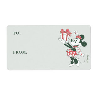 Yuletide Joy Minnie Noel Label