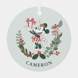 Yuletide Joy | Minnie Noel Metal Ornament