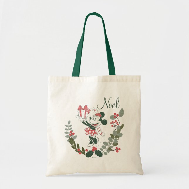Yuletide Joy | Minnie Noel Tote Bag (Front)