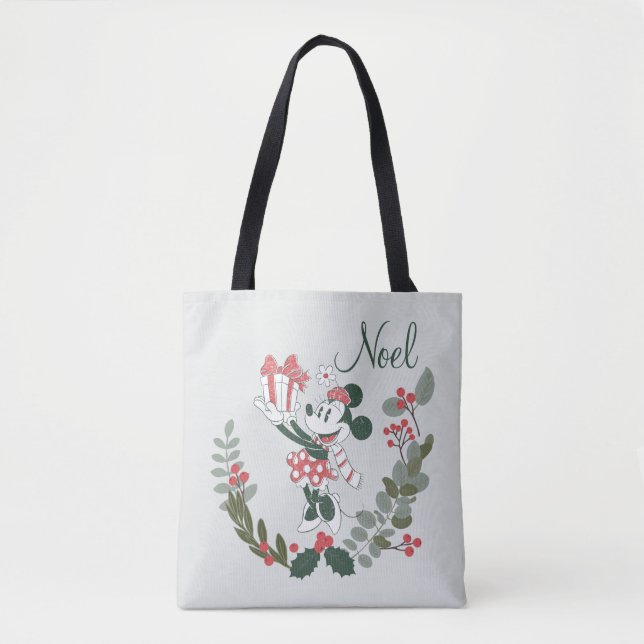 Yuletide Joy | Minnie Noel Tote Bag (Front)