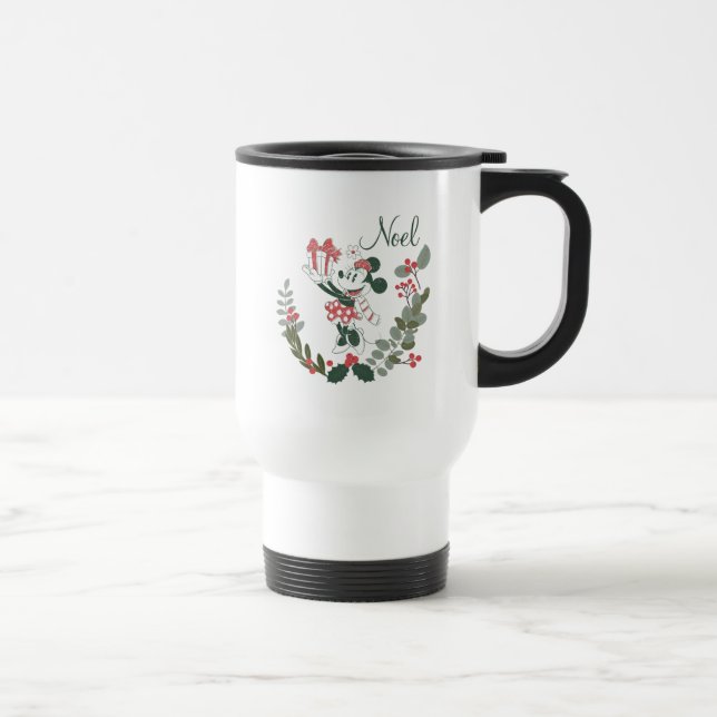Yuletide Joy | Minnie Noel Travel Mug (Right)