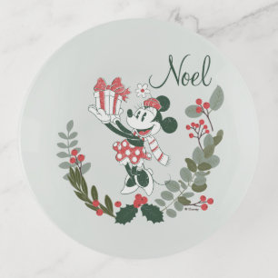 Yuletide Joy Minnie Noel Trinket Tray