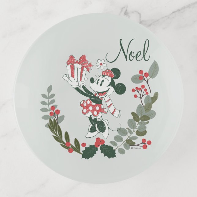 Yuletide Joy | Minnie Noel Trinket Tray (Front)