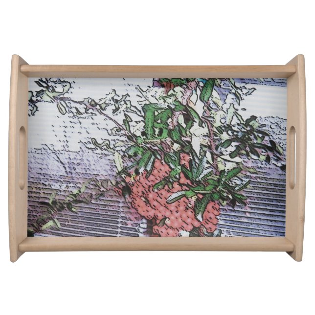 yuletide joy serving tray brings Christmas cheer (Front)