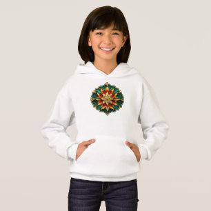 Yuletide Opulence: Golden Threads of Christmas Hoodie