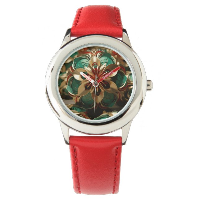 Yuletide Opulence: Golden Threads of Christmas Watch (Front)