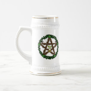 Yuletide Pentacle Beer Stein