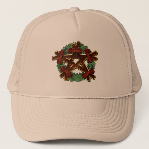 Yuletide Pentagram Trucker Hat