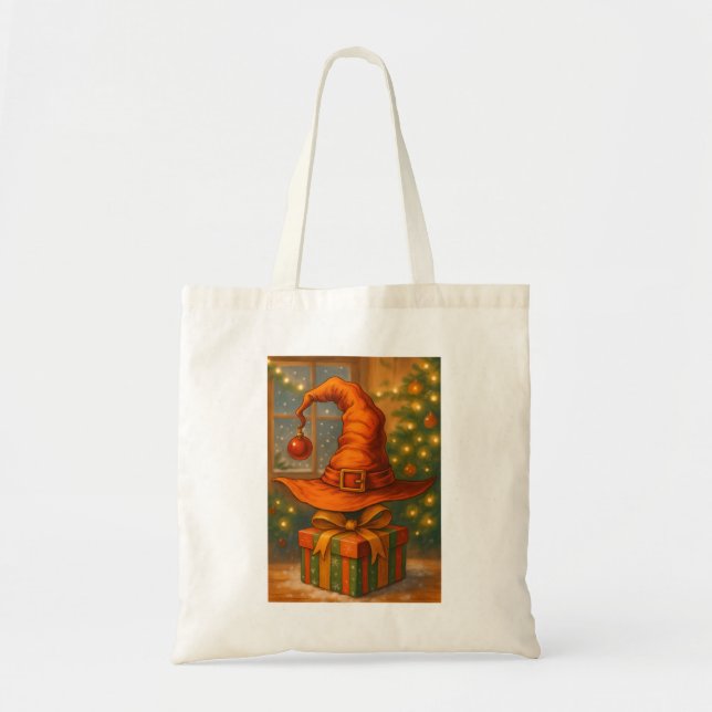 Yuletide Witchery Tote Bag (Front)